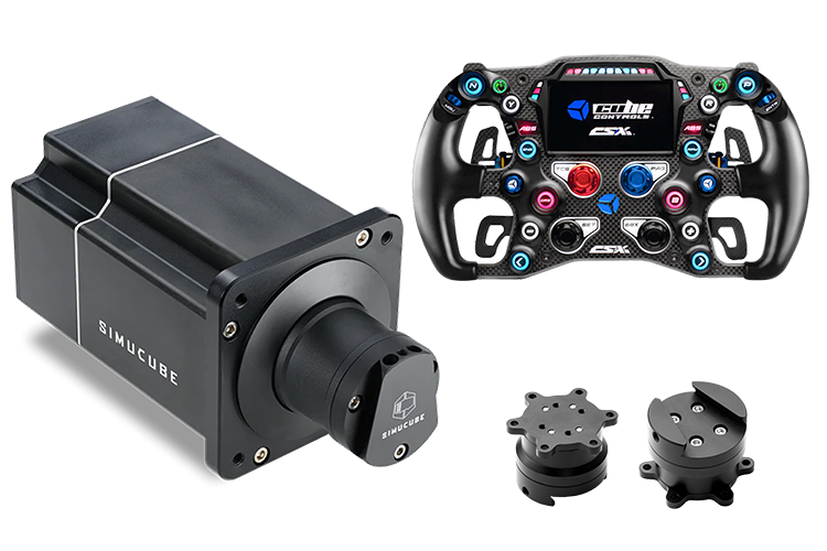 Bundle - Simucube 2 Pro R2 Wheelbase and Cube Controls CSX-3 